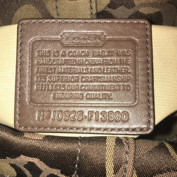 EUC Chocolate Coach Bag. - Picture 4 of 4